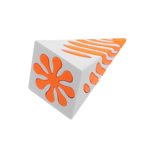 Ciieeo Spiralkegeldekoration fidget Pyramidenspielzeug coole Zappelspielzeuge unmögliche Pyramide durch die Pyramide gehen Schreibtisch-Fidgets für Erwachsene Plastik von Ciieeo