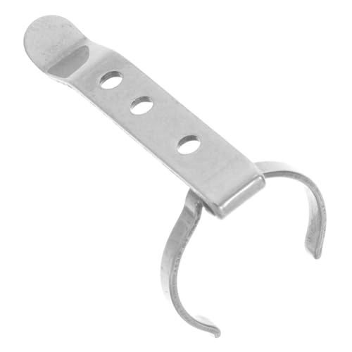 Ciieeo Taschenlampenclip Stiftclips Stifttaschenclip Gürtel Stifthalter Geldbörsen-licht-handtaschen-licht-clip Clip-taschenlampe Abnehmbarer Clip Für Licht Eisen Silver von Ciieeo