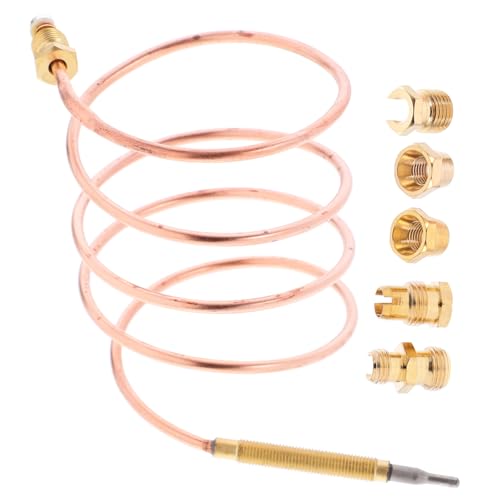 Ciieeo Thermoelement Temperatur Sensor Grill Kochen Messung Hitze Kaminteile ofenfestes Thermometer Heizung Ersatzteile Kupfer von Ciieeo