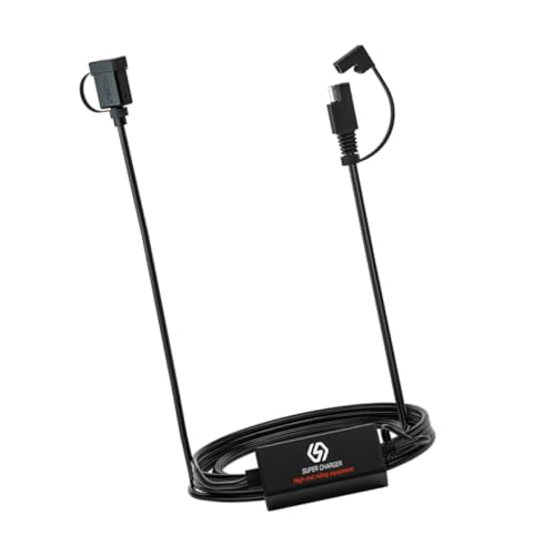 Ciieeo USB Ladegerät SAE zu USB Adapter für Smartphone Tablet GPS Intelligente Schnellladung Kompatibel für Motorräder und Scooter von Ciieeo