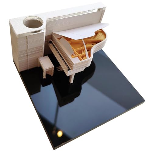 Klavier-3D-Notizblock, Schreibtischkalender, einzigartiges Papiermaterial, Geschenke, Schnitzerei, Dekoration, Stu S4N8 Äthetischer Raum Klavier-3D-Notizblock, Schreibtischkalender, einzigartiges Papiermaterial, Geschenke, Schnitzerei, Dekoration, Stu S4N8 Äthetischer Raum von Cikiki