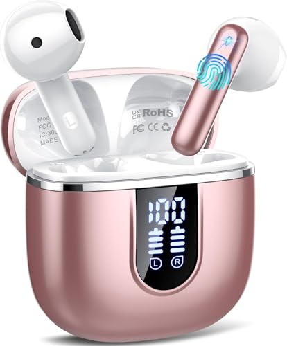 Bluetooth 5.3 Kopfhörer Sport, Kopfhörer Kabellos Bluetooth 5.3 in Ear Kopfhörer mit 4 ENC Noise Cancelling Mic Bluetooth 5.3 Kopfhörer Sport, Kopfhörer Kabellos Bluetooth 5.3 in Ear Kopfhörer mit 4 ENC Noise Cancelling Mic von Cillso