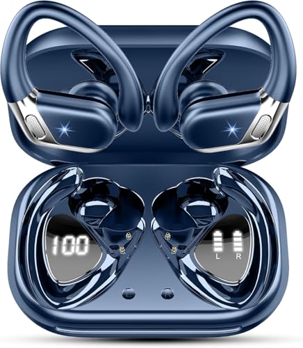 Cillso Bluetooth Kopfhörer Sport, Kopfhörer Kabellos Bluetooth 5.4 in Ear Kopfhörer, Earbuds 50H IP7 Wasserdicht Ohrhörer für Joggen/Running,mit USB-C von Cillso