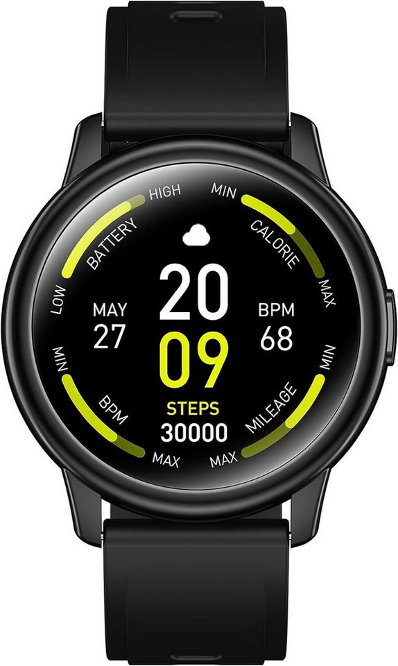 Cillso Smartwatch (1,3 Zoll, Android, iOS), mit Pulsmesser,Schrittzähler,Kalorien,Schlafanalyse, IP68 Wasserdicht von Cillso