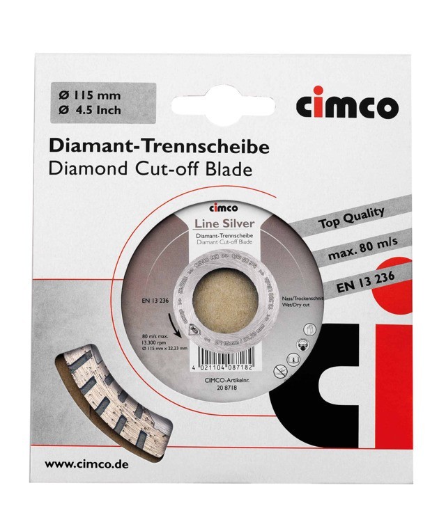 Cimco Werkzeuge Diamanttrennscheibe 208718 Cimco Werkzeuge Diamanttrennscheibe 208718 von Cimco Werkzeuge