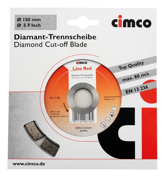 Cimco Werkzeuge Diamanttrennscheibe 208756 Cimco Werkzeuge Diamanttrennscheibe 208756 von Cimco Werkzeuge