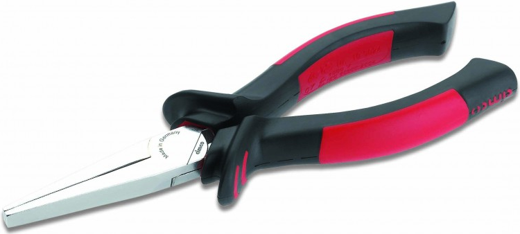 Cimco 100024 - Spitzzange - 5 cm - Schutz vor elektrostatischer Entladung (ESD) - Schwarz/Rot - 16 cm (100024) von Cimco