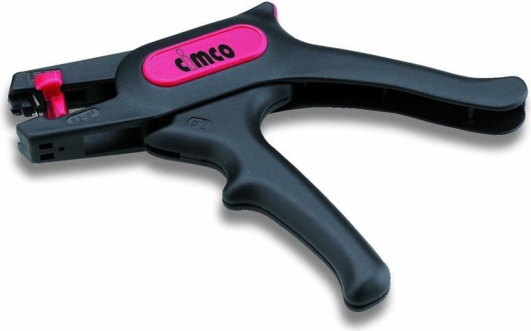 Cimco 100762 Abisolierzange Schwarz - Rot (100762) von Cimco