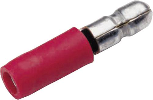Cimco 180300 Rundstecker 0.50mm² 1mm² Stift-Ø: 4mm Teilisoliert Rot von Cimco