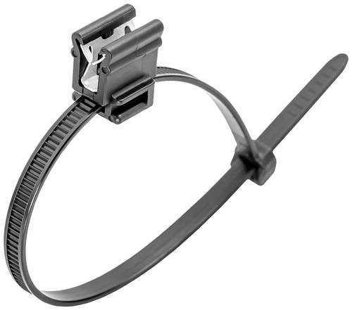 Cimco 181825 Kabelbinder mit Clip 200mm 4.60mm Schwarz UV-stabilisiert, flexibel 100St. von Cimco