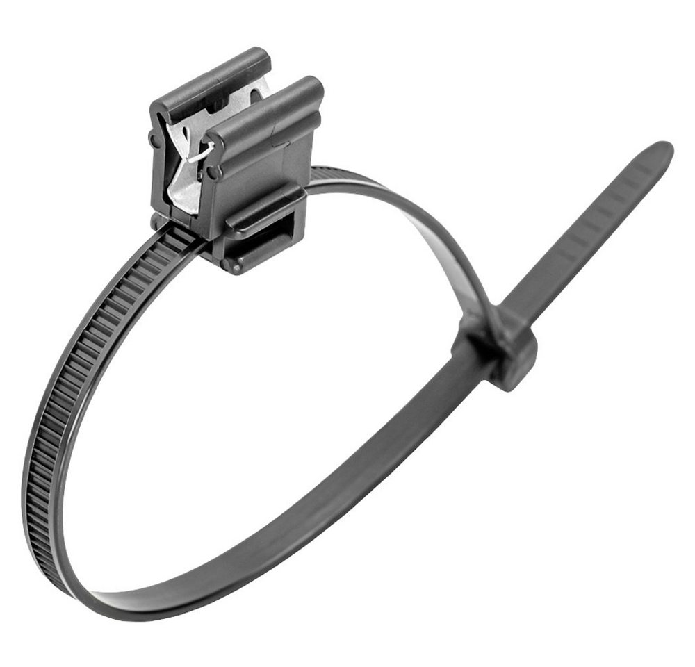 Cimco Kabelbinder Cimco 181825 Kabelbinder 200 mm 4.60 mm Schwarz UV-stabilisiert, flex (181825) von Cimco