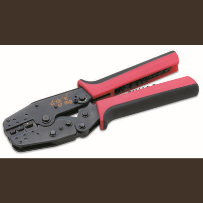 Cimco Presszangen-Set 5teilig Isolierte Kabelschuhe, Offene Flachsteckhülsen, Flachstecker click 'n' crimp 106002 (106002) von Cimco