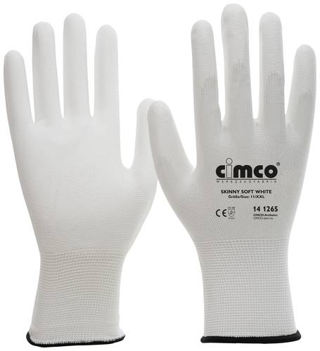 Cimco Skinny Soft White 141264 Nylon Arbeitshandschuh Größe (Handschuhe): 10, XL EN 388 1 Paar von Cimco