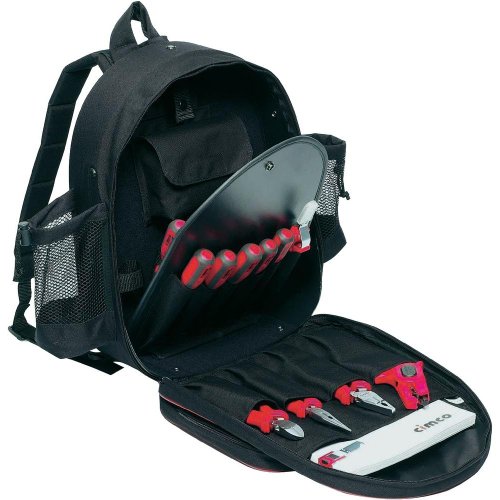 Cimco Werkzeugrucksack ohne Inhalt 170430 Abmessungen: (LxBxH) 120 x 300 x 400 mm Kunststoff von Cimco