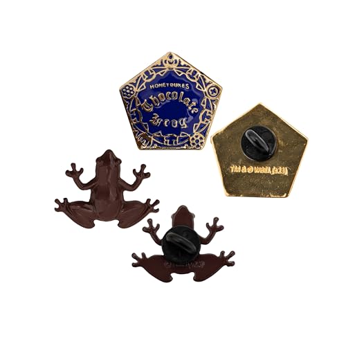 Cinereplicas Harry Potter - Schokolade Frosch Pin - 3 * 3cm - Offizielle Lizenz von Cinereplicas