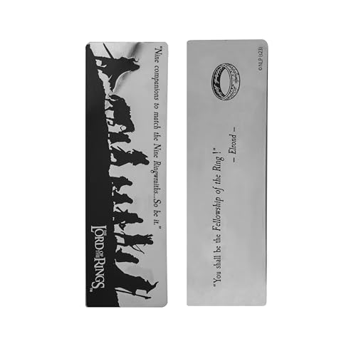 Cinereplicas Herr der Ringe – Metall-Lesezeichen Fellowship – 14,8 x 4 cm – offizielle Lizenz von Cinereplicas