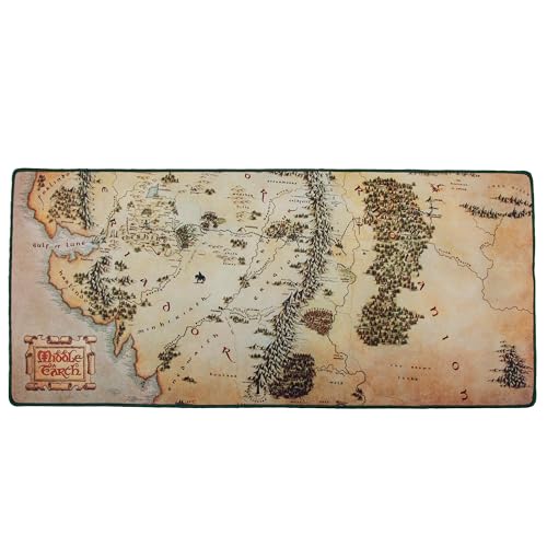 Cinereplicas Herr der Ringe – Schreibtischunterlage Mittelerde – 80 x 35 cm – offizielles Lizenzprodukt von Cinereplicas
