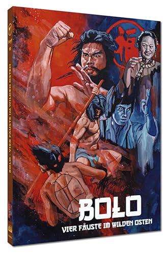 Bolo - Vier Fäuste im wilden Osten - Mediabook wattiert - Cover A - Limitiert auf 150 Stück (Blu-ray + DVD) von Cinestrange Extreme