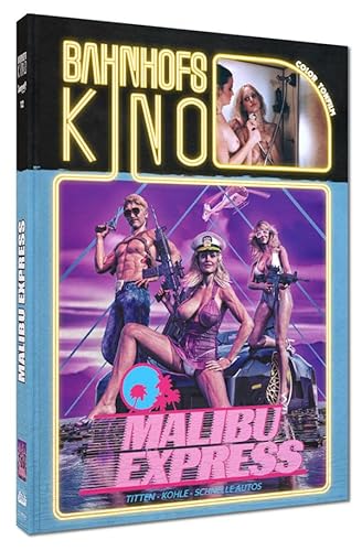 Malibu Express - Mediabook - Cover B - Limited Edtion auf 333 Stück - Bahnhofskino Nr. 05 (Blu-ray+DVD) von Cinestrange Extreme