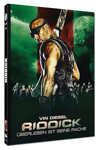 Riddick - Überleben ist seine Rache - Mediabook - Cover D - 2-Disc Limited Edition auf 222 Stück (+ DVD) [Blu-ray] von Cinestrange Extreme