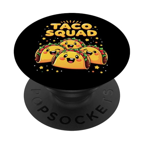 Cinco de Mayo Taco Squad Mexikanische Party Essen Fiesta Vibes PopSockets Klebender PopGrip von Cinqo de Mayo Taco Squad Mexican Party Food Humor