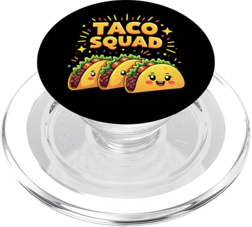 Cinco de Mayo Taco Squad Mexikanische Party Essen Fiesta Vibes PopSockets PopGrip für MagSafe von Cinqo de Mayo Taco Squad Mexican Party Food Humor
