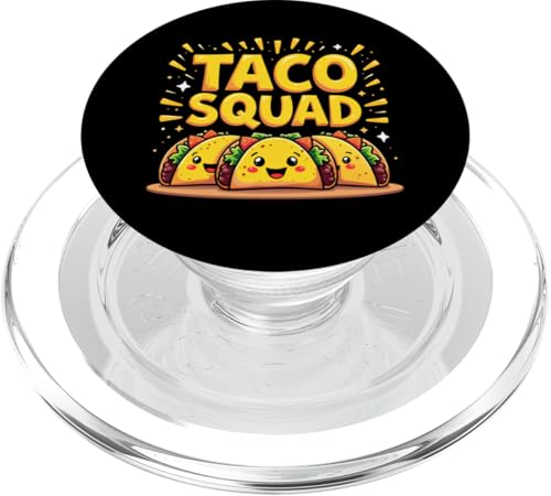 Cinco de Mayo Taco Squad Mexikanische Party Essen Fiesta Vibes PopSockets PopGrip für MagSafe von Cinqo de Mayo Taco Squad Mexican Party Food Humor
