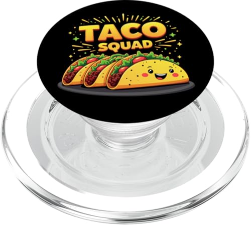 Cinco de Mayo Taco Squad Mexikanische Party Essen Fiesta Vibes PopSockets PopGrip für MagSafe von Cinqo de Mayo Taco Squad Mexican Party Food Humor