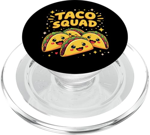 Lustiges Taco Squad Cinco de Mayo Mexikanisches Essen Fiesta Vibes PopSockets PopGrip für MagSafe von Cinqo de Mayo Taco Squad Mexican Party Food Humor
