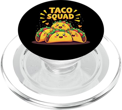 Lustiges Taco Squad Cinco de Mayo Mexikanisches Essen Fiesta Vibes PopSockets PopGrip für MagSafe von Cinqo de Mayo Taco Squad Mexican Party Food Humor