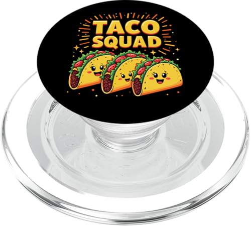 Lustiges Taco Squad Cinco de Mayo Mexikanisches Essen Fiesta Vibes PopSockets PopGrip für MagSafe von Cinqo de Mayo Taco Squad Mexican Party Food Humor