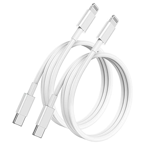 2 Stück USB C auf Lightning Kabel iPhone 3m, Apple MFi zertifiziert USB C Schnellladekabel für iPhone 14/13/13 mini/13 Pro/13Pro Max/12/12 mini/12Pro/12 Pro Max/11/X/XS/XR / 8 Plus/MacBook von Cionum