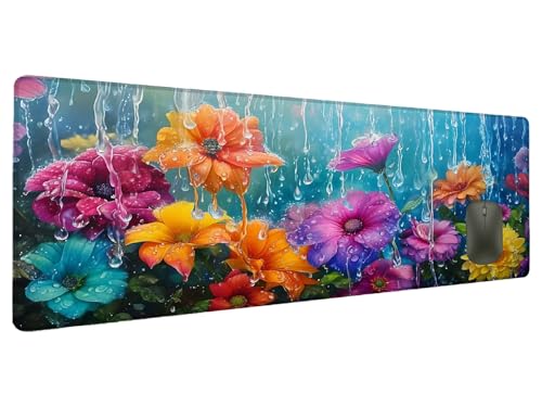 Mauspad Traum Schreibtischunterlage Blume Mousepad XXL 700x300mm, Mauspad Gaming Groß Desk Mat PC Zubehör Schreibtisch Deko, Maus Pad Wasserdicht Rutschfeste Gummibasis Schreibtisch Schutz Office F-3 Mauspad Traum Schreibtischunterlage Blume Mousepad XXL 700x300mm, Mauspad Gaming Groß Desk Mat PC Zubehör Schreibtisch Deko, Maus Pad Wasserdicht Rutschfeste Gummibasis Schreibtisch Schutz Office F-3 von Ciooyxee