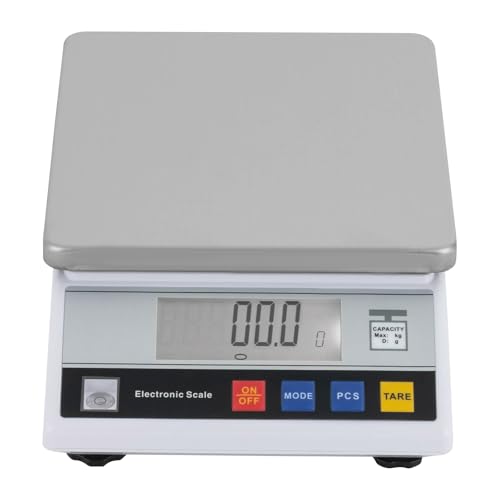 10kg/0,1g Hochpräzise Elektronische Waage Laborwaage Digitale Präzisions-Analysenwaage Schmuckwaage Küchenwaage Wissenschaftliche Waage Laborwaage mit LED-Anzeige/Umrechnung/Zählung/Tara/Null-Funkti von Ciounmb