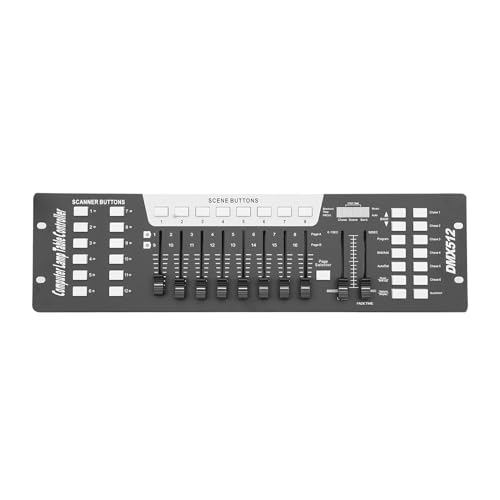 Dmx Controll Lichtmischpult, Dmx Controller 192 Kanäle Dmx Konsole, Lichtmixer Dmx 512 Controller Lichtpult Dmx Pult Dmx Steuerung für Moving Head Licht Par Lights Fog Machine Partylicht Dmx Controler von Ciounmb