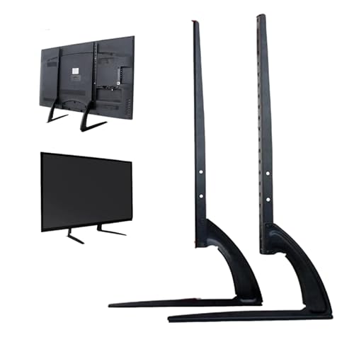 Universal TV Standfuss - Höhenverstellbarer Ständer für 32-70 Zoll/69,3 x 35,5 cm LCD LED, Flach & Curved Fernseher bis zu 35kg von Ciounmb