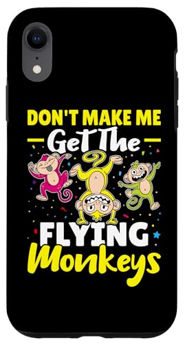 Circus: Lass mich nicht die fliegenden Affen holen Hülle für iPhone XR Circus: Lass mich nicht die fliegenden Affen holen Hülle für iPhone XR von Circus Clown Artist Designs For Kids