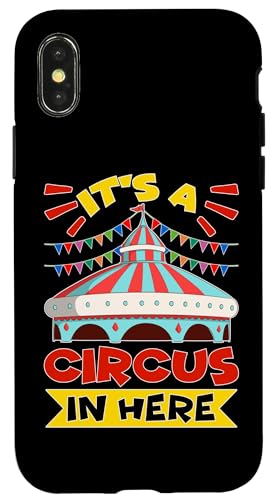Zirkus für Kinder: Hier ist ein Zirkus Hülle für iPhone X/XS Zirkus für Kinder: Hier ist ein Zirkus Hülle für iPhone X/XS von Circus Clown Artist Designs For Kids