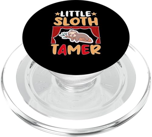 Zirkus für Kinder: Little Sloth Tamer PopSockets PopGrip für MagSafe Zirkus für Kinder: Little Sloth Tamer PopSockets PopGrip für MagSafe von Circus Clown Artist Designs For Kids