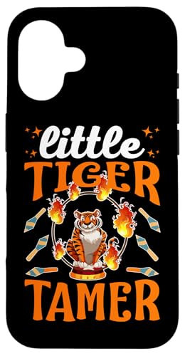 Zirkus für Kinder: Little Tiger Tamer Hülle für iPhone 16 Zirkus für Kinder: Little Tiger Tamer Hülle für iPhone 16 von Circus Clown Artist Designs For Kids