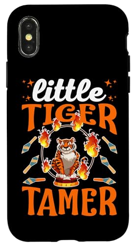 Zirkus für Kinder: Little Tiger Tamer Hülle für iPhone X/XS von Circus Clown Artist Designs For Kids
