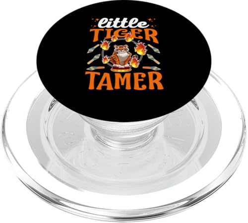 Zirkus für Kinder: Little Tiger Tamer PopSockets PopGrip für MagSafe Zirkus für Kinder: Little Tiger Tamer PopSockets PopGrip für MagSafe von Circus Clown Artist Designs For Kids