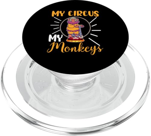 Zirkus für Kinder: Mein Zirkus - Meine Affen PopSockets PopGrip für MagSafe Zirkus für Kinder: Mein Zirkus - Meine Affen PopSockets PopGrip für MagSafe von Circus Clown Artist Designs For Kids