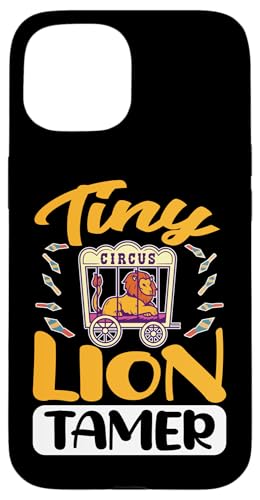 Zirkus für Kinder: Tiny Lion Tamer Hülle für iPhone 15 Zirkus für Kinder: Tiny Lion Tamer Hülle für iPhone 15 von Circus Clown Artist Designs For Kids