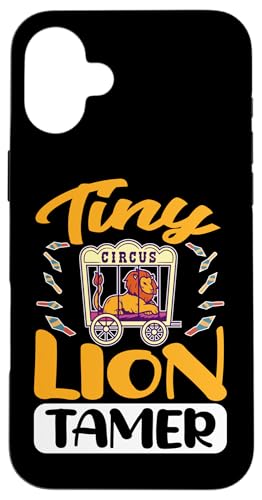 Zirkus für Kinder: Tiny Lion Tamer Hülle für iPhone 16 Plus Zirkus für Kinder: Tiny Lion Tamer Hülle für iPhone 16 Plus von Circus Clown Artist Designs For Kids