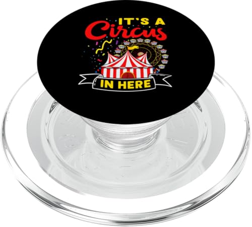 Zirkus: Hier ist ein Zirkus PopSockets PopGrip für MagSafe Zirkus: Hier ist ein Zirkus PopSockets PopGrip für MagSafe von Circus Clown Artist Designs For Kids