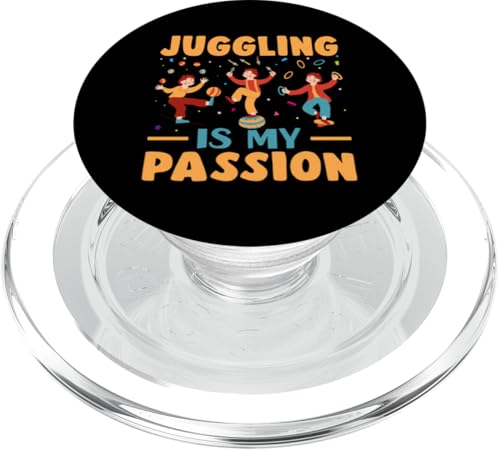 Zirkus: Jonglieren ist meine Leidenschaft PopSockets PopGrip für MagSafe Zirkus: Jonglieren ist meine Leidenschaft PopSockets PopGrip für MagSafe von Circus Clown Artist Designs For Kids