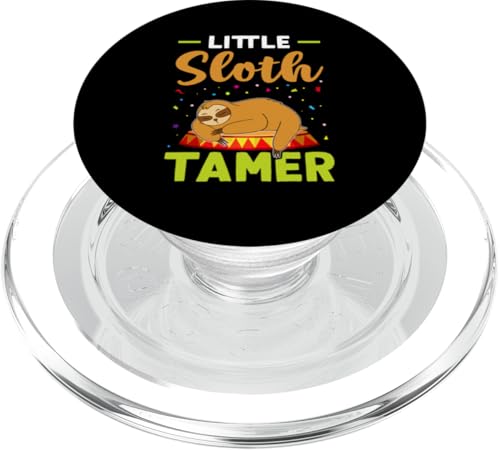 Zirkus: Little Sloth Tamer PopSockets PopGrip für MagSafe Zirkus: Little Sloth Tamer PopSockets PopGrip für MagSafe von Circus Clown Artist Designs For Kids