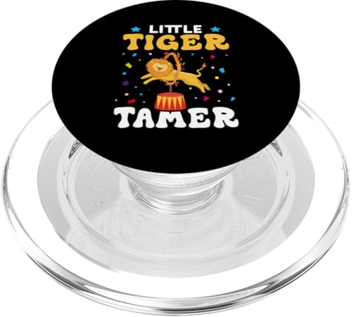 Zirkus: Little Tiger Tamer PopSockets PopGrip für MagSafe Zirkus: Little Tiger Tamer PopSockets PopGrip für MagSafe von Circus Clown Artist Designs For Kids