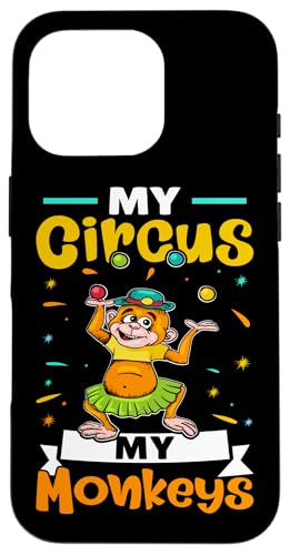 Zirkus: Mein Zirkus - Meine Affen Hülle für iPhone 16 Pro Zirkus: Mein Zirkus - Meine Affen Hülle für iPhone 16 Pro von Circus Clown Artist Designs For Kids